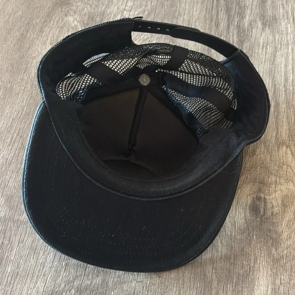 Vans Green and Black Trucker Hat with Mesh Back